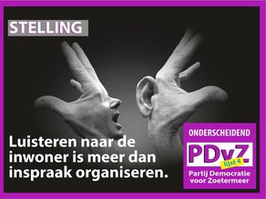 Stelling: Inspraak inwoners